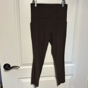 Athleta Women's Chocolate Brown High-Waisted Leggings